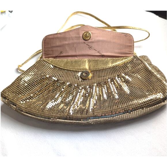 Vtge Whiting and Davis 2pc set convertible purse and money/makeup bag Purse EUC - Picture 3 of 14